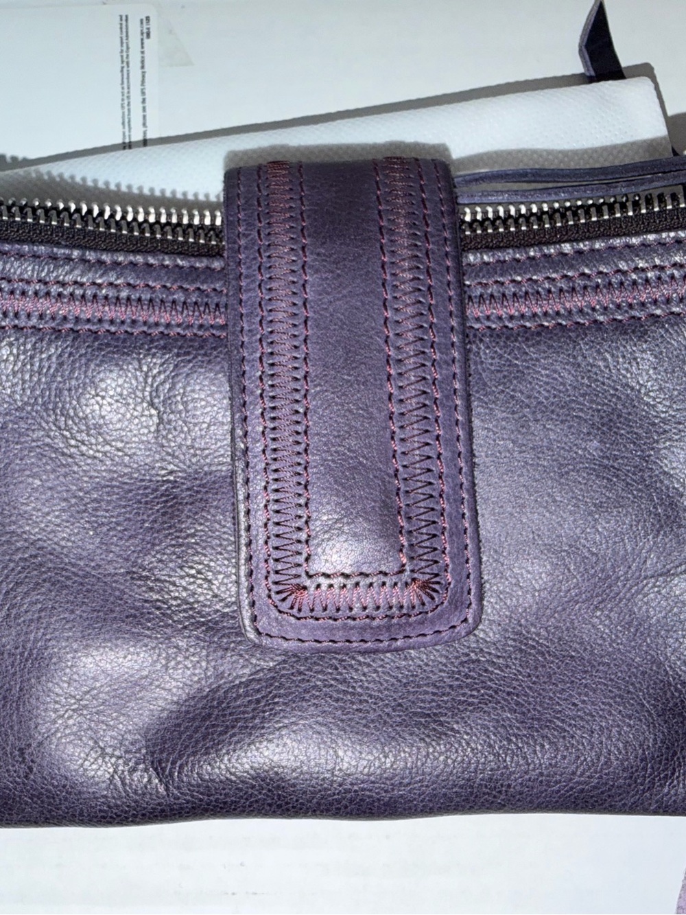 latico Malta Eggplant Leather Crossbody Bag - Picture 9 of 10